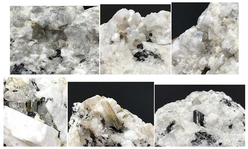 Minerais PEGMATITA de Isola Elba, Itália Coleção de minerais- 955 g - (14) #2.1