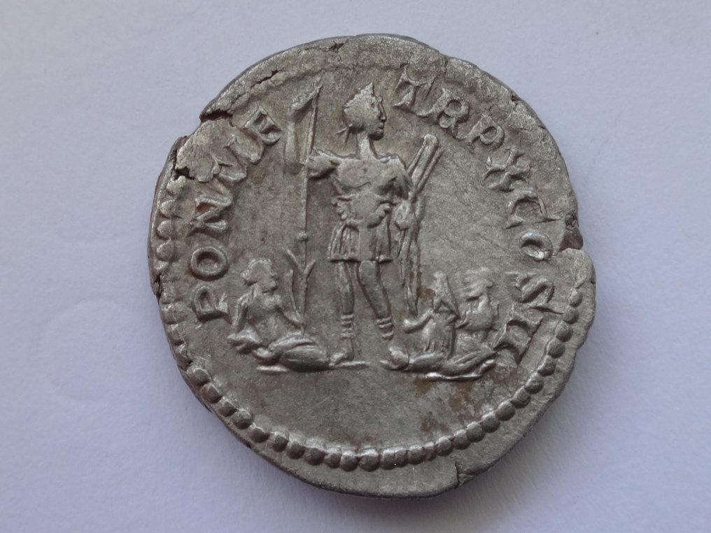 Roman Empire. Caracalla (198-217). Denarius #1.1
