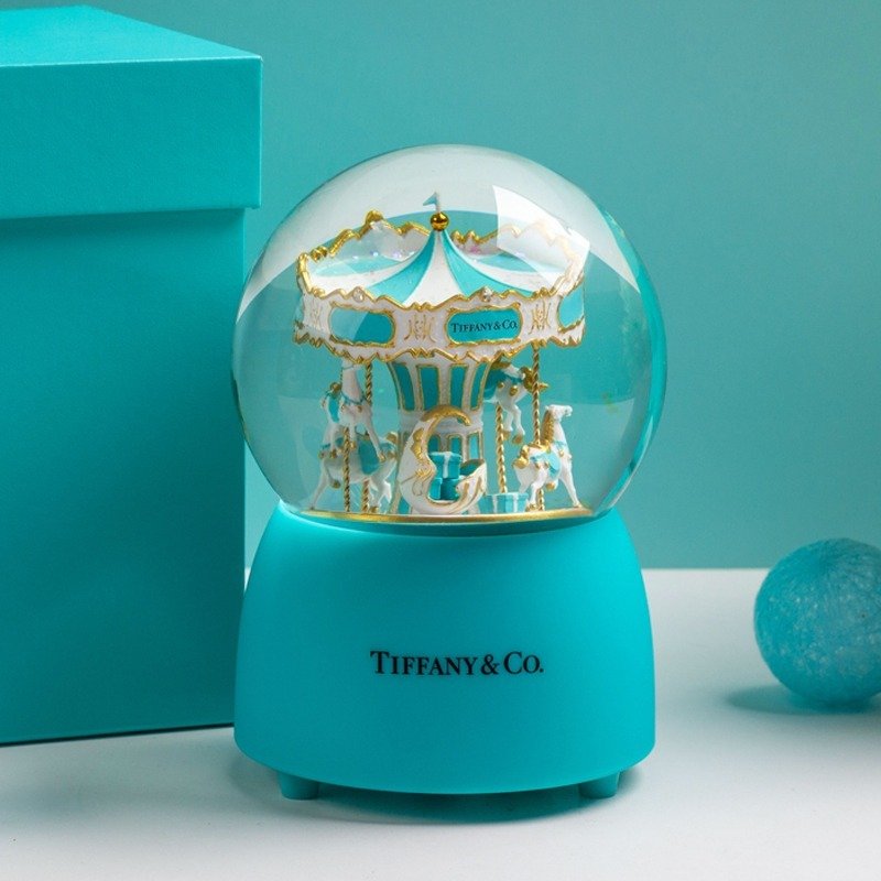 Tiffany & Co - Snow globe Carousel Music Snow Globe - China #1.1