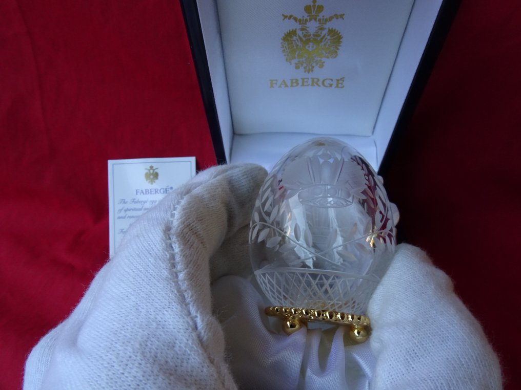 House of Fabergé - Statue - House of Fabergé  - Romanov Coronation egg - Certificate of Authenticity included - Glass #2.2