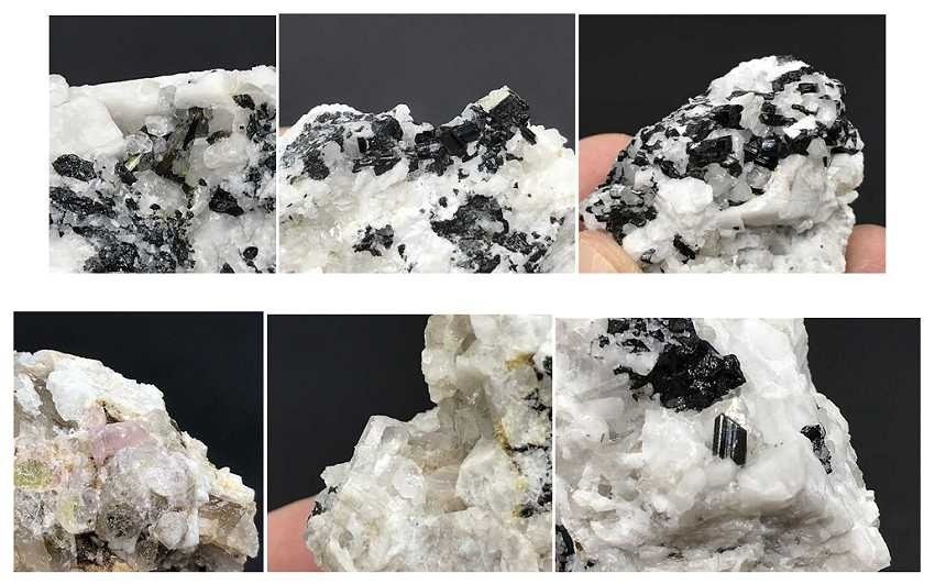 PEGMATIT ásványok Isola Elbából, Olaszországból Ásványgyűjtemény- 955 g - (14) #1.1