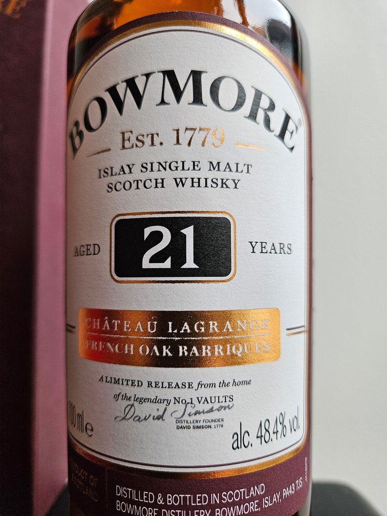Bowmore 21 years old - Château Lagrange - Original bottling  - 700 毫升 #1.2