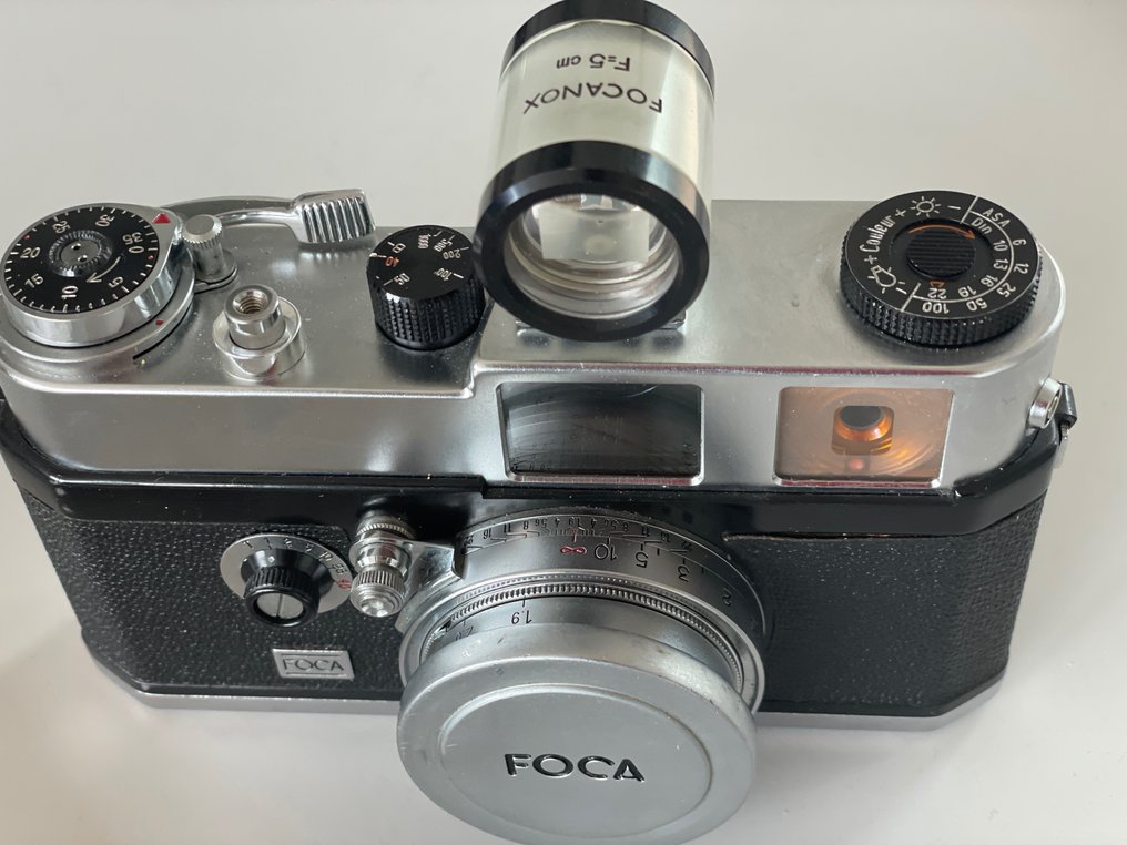 Foca, OPL Universel R.C. (U.R.C.) + Oplarex 1,9/5cm + TeléOplar 4,5/13,5cm + Oplex 3,5/9,5cm + Oplex 3,5/3,5cm Meetzoeker camera #2.2