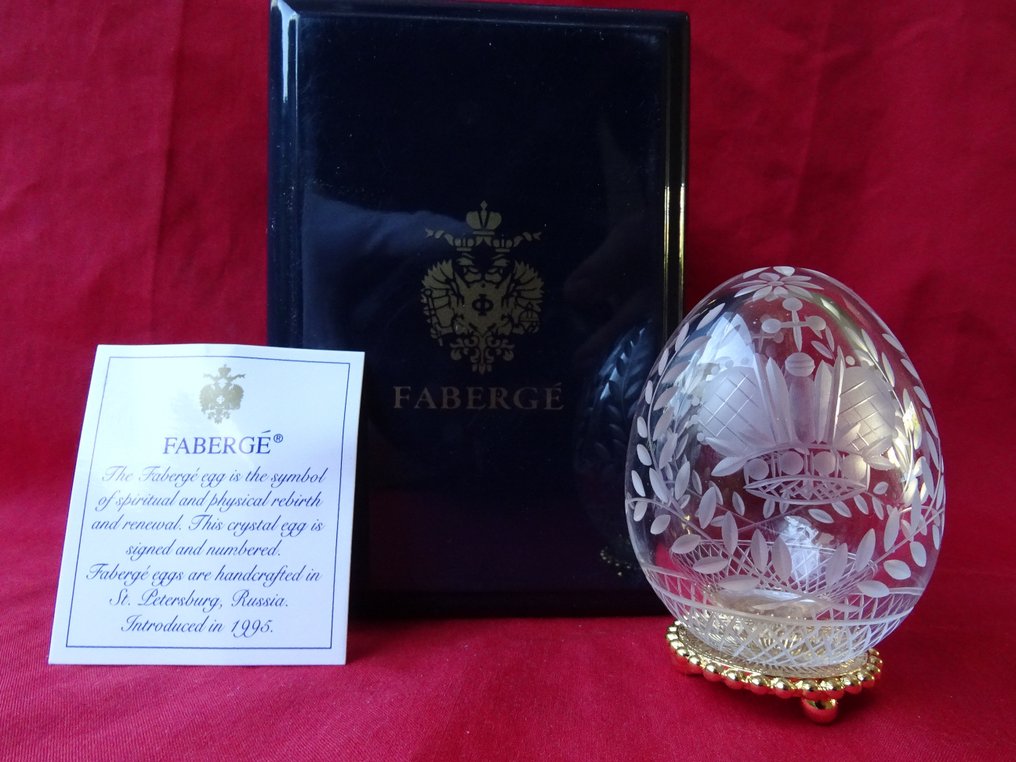 House of Fabergé - Figura - House of Fabergé  - Romanov Coronation egg - Certificate of Authenticity included - Üveg #1.1