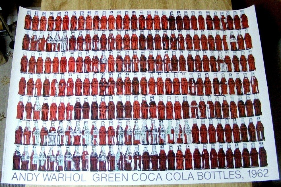 Andy Warhol - Green Coca Cola Bottles (1962) - década de 1990 #1.1