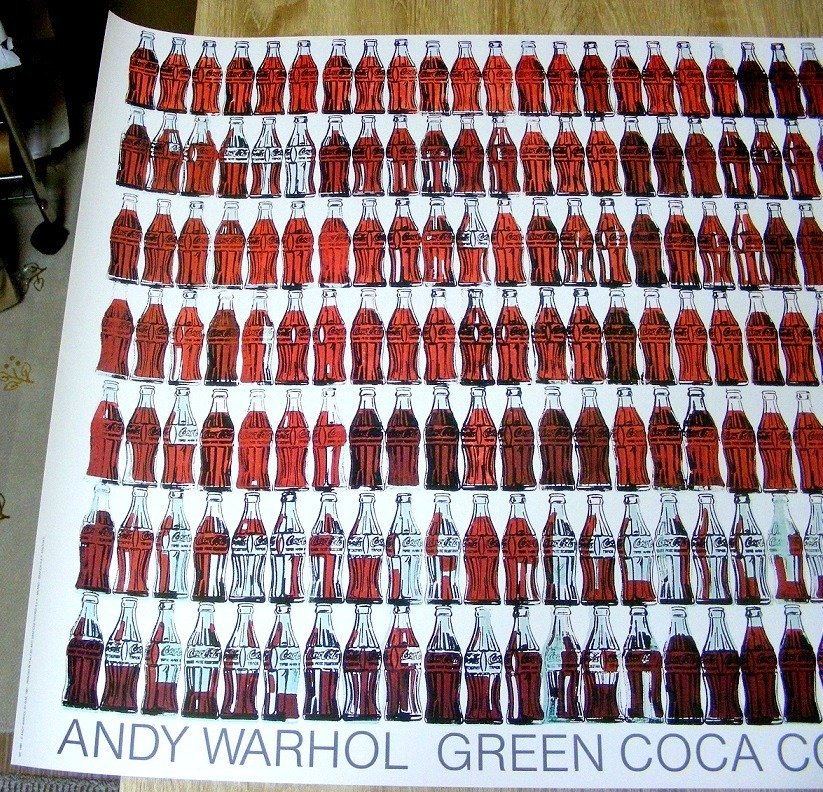 Andy Warhol - Green Coca Cola Bottles (1962) - década de 1990 #2.1