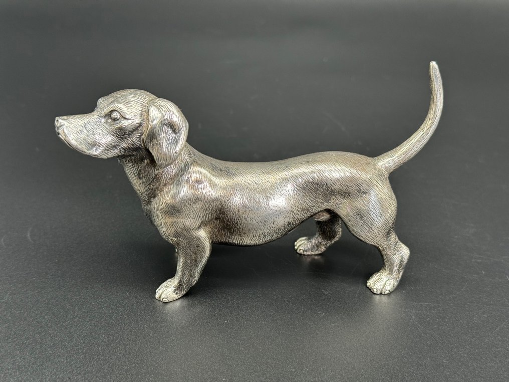 Figuur - Figura del perro en plata 915 - Zilver #2.1