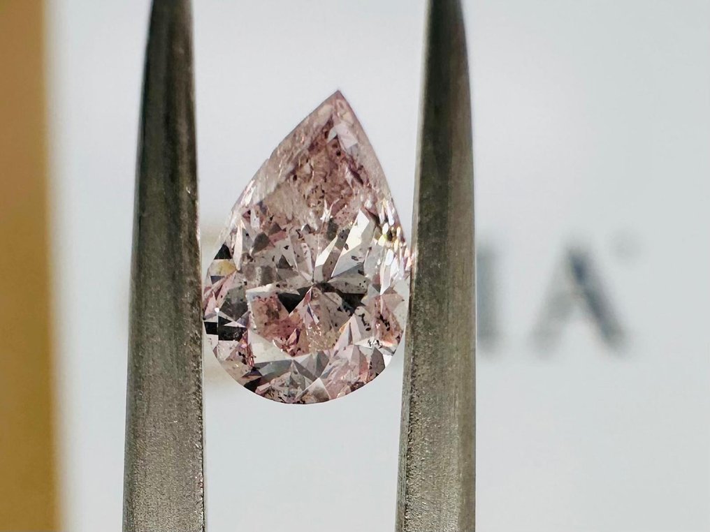 1 pcs Diamant  - 0.52 ct - Päron #1.1