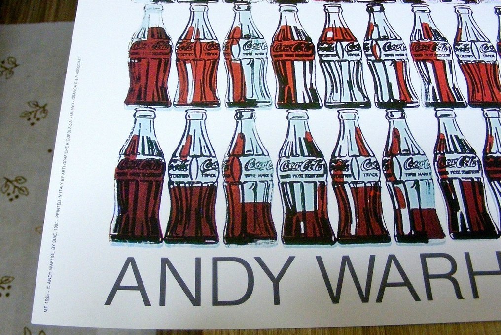 Andy Warhol - Green Coca Cola Bottles (1962) - década de 1990 #3.1