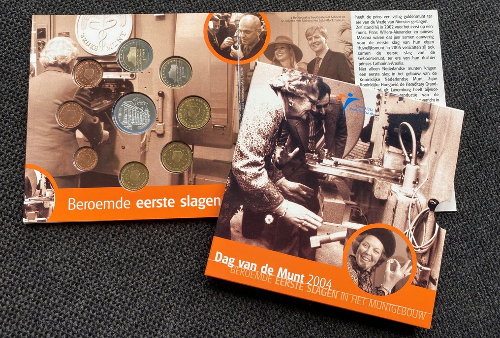 Nederland. Year Set (FDC) 2003/2006 "Dag van de Munt" in blister  (Ingen reservasjonspris) #2.2