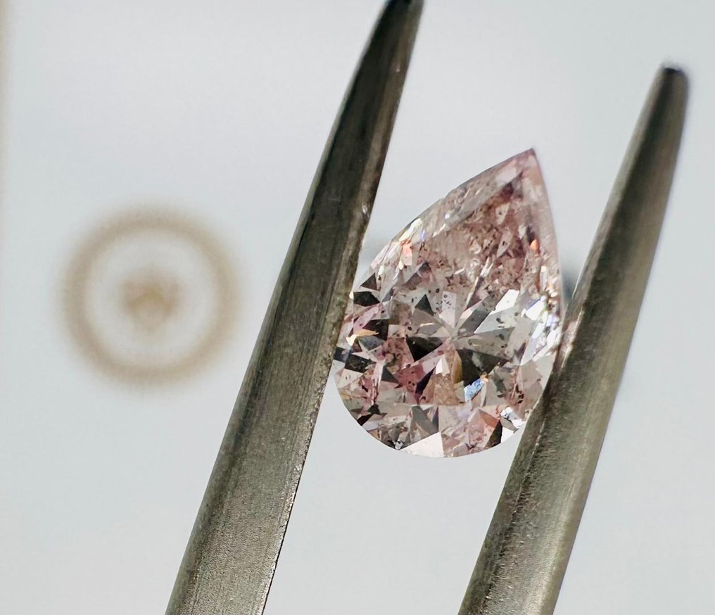 1 pcs Diamant  - 0.52 ct - Päron #3.2