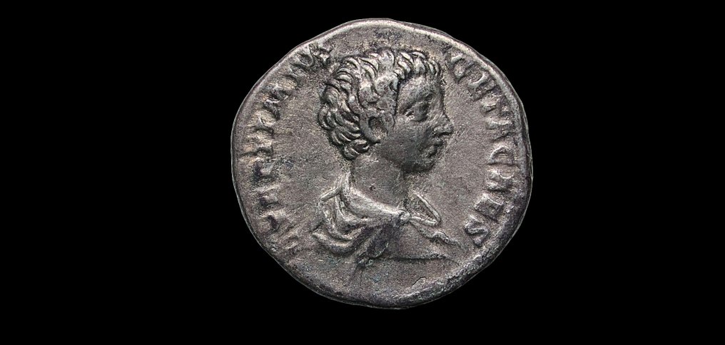 羅馬帝國. Geta (AD 209-211). Denarius Rome - FELICITAS TEMPOR #2.1