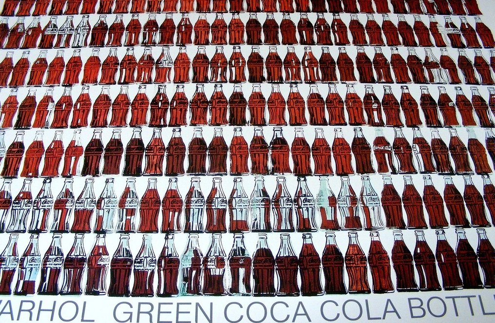 Andy Warhol - Green Coca Cola Bottles (1962) - década de 1990 #3.2