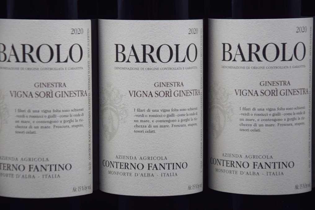 2020 Conterno Fantino, Sorì Ginestra - 巴罗洛 DOCG - 6 Bottles (0.75L) #2.1