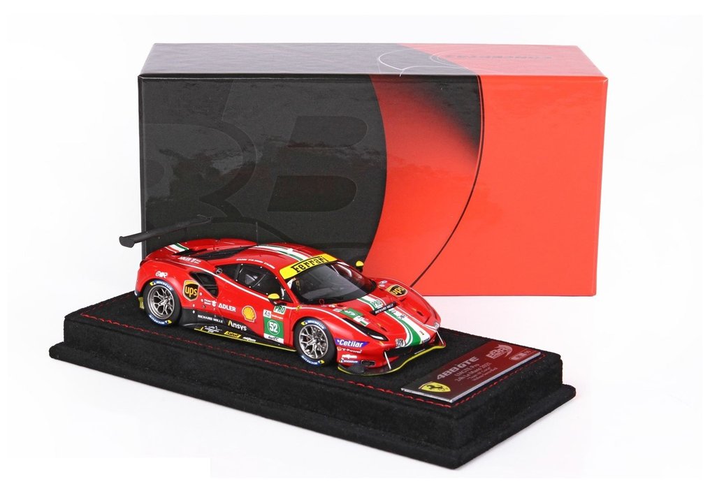 BBR 1:43 - Modell sportkocsi - Ferrari 488 GTE LMGTE Team AF Corse World Champion - Le Mans 2021 Car No. 52 - BBR Concept 43 - BBRC266B Limited Edition 90 tétel #1.1