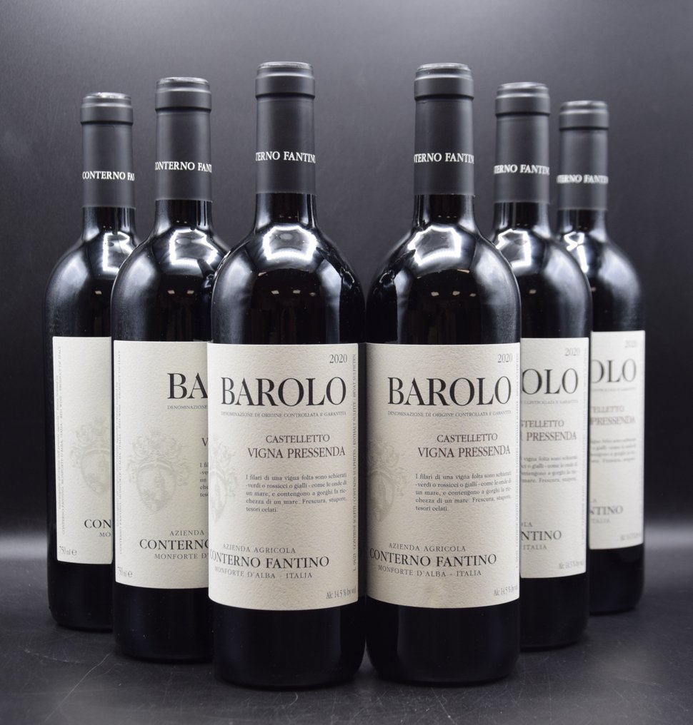 2020 Conterno Fantino, Castelletto - Vigna Pressenda - Barolo - 6 Flasker (0,75 L) #1.1