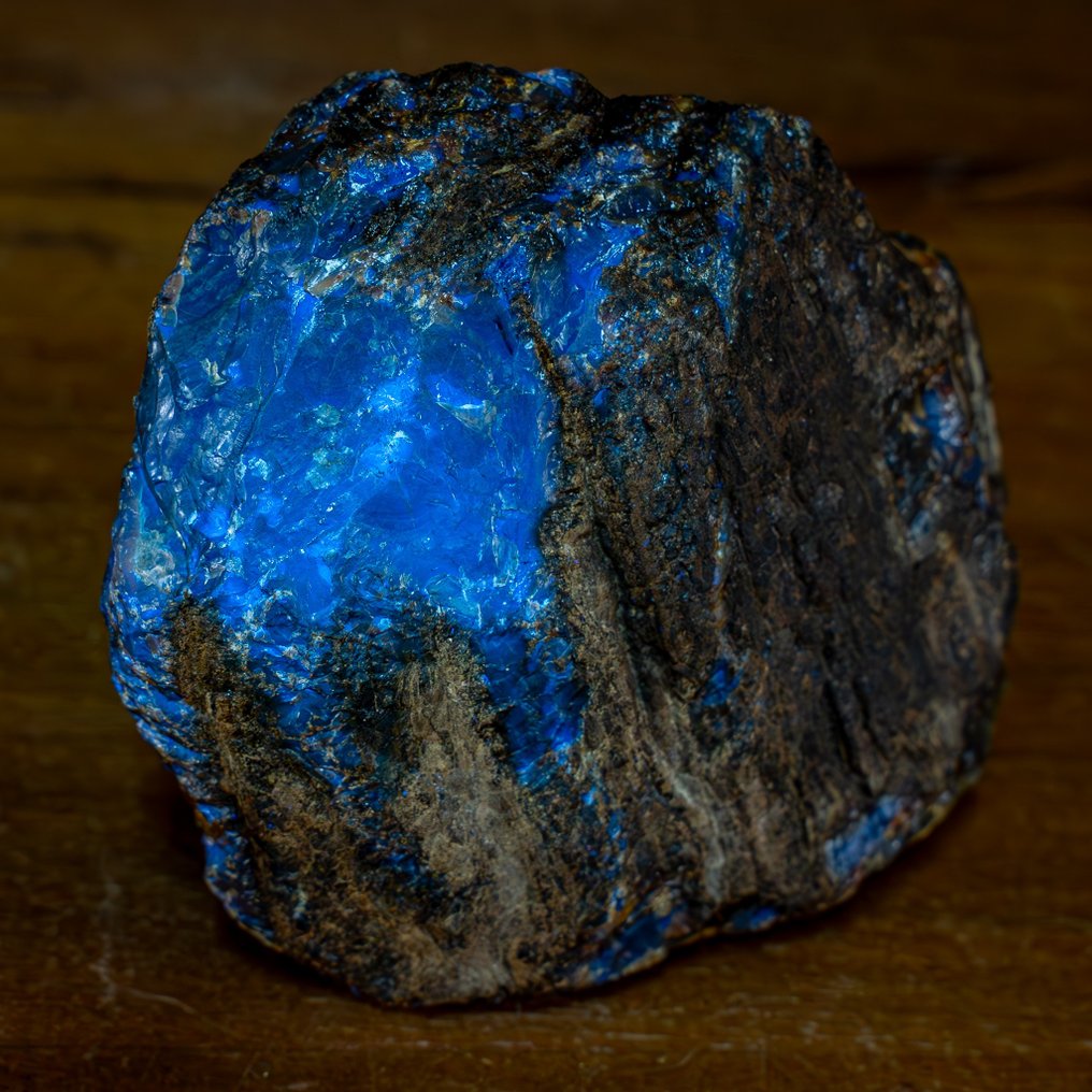 大塊天然藍紅琥珀 粗糙的- 333.29 g #1.1