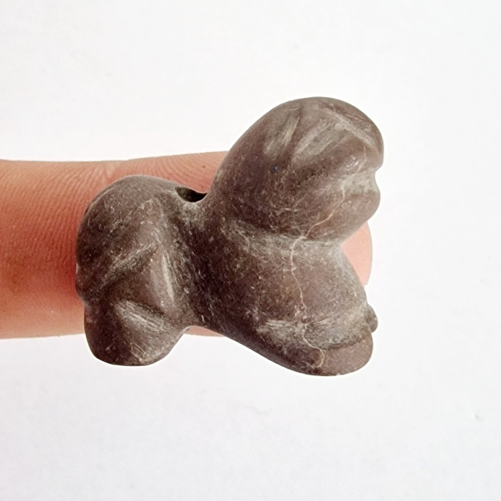 Mesopotamien Brauner Jaspis Löwe-Perlen-Talisman - 27 mm #2.1