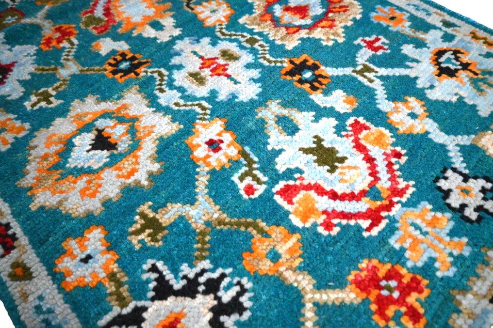 綠松石阿塞拜疆語 √ 未使用 - 小地毯 - 98 cm - 67 cm #2.2