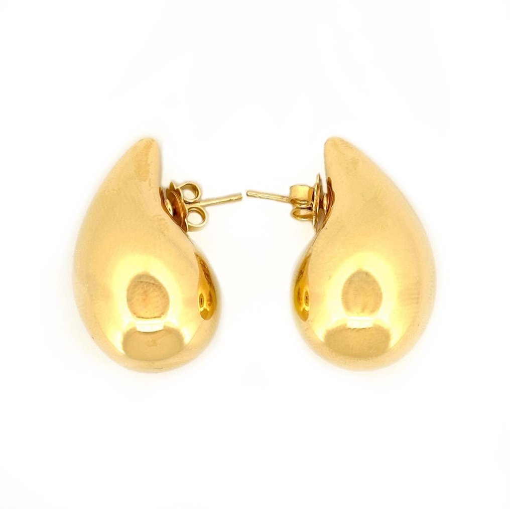 Teardrop Earrings - 8.2 gr - 18 Kt - Øredobber - 18 karat Gull #1.1