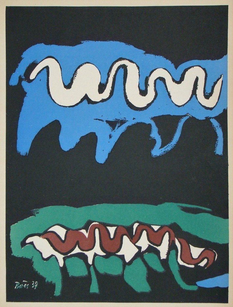 Francisco Bores (1898-1972) - Les quatre éléments - Terre #1.0