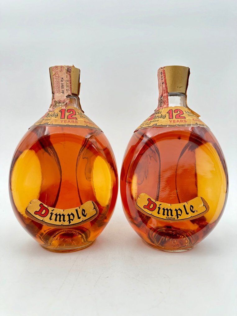 Dimple 12 years old De Luxe John Haig b. 1970s 75cl 2 bottles Catawiki