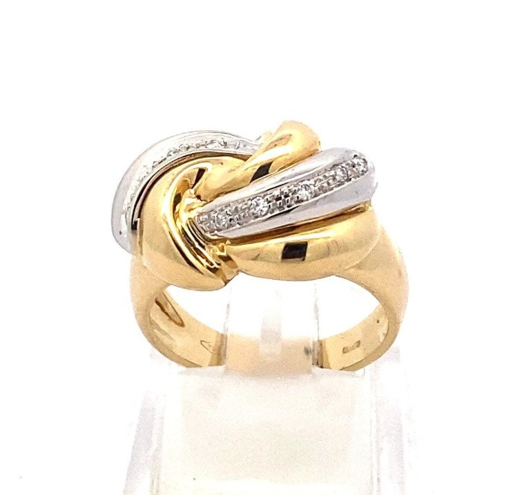 Δαχτυλίδι Κίτρινο χρυσό Διαμάντι  (Φυσικό) #1.1