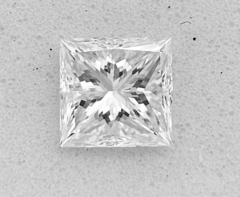 1 pcs Diamant  (Natürlich)  - 1.00 ct - Quadrat - E - VS1 - Gemewizard Gemological Laboratory (GWLab) #1.1