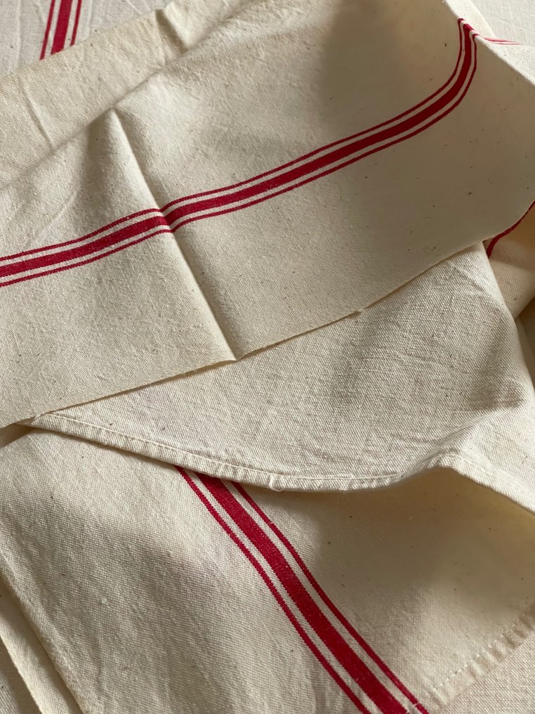 法式桌布。 8 条精美的巴斯克厨房毛巾。自制 - 餐巾 (8) #2.1