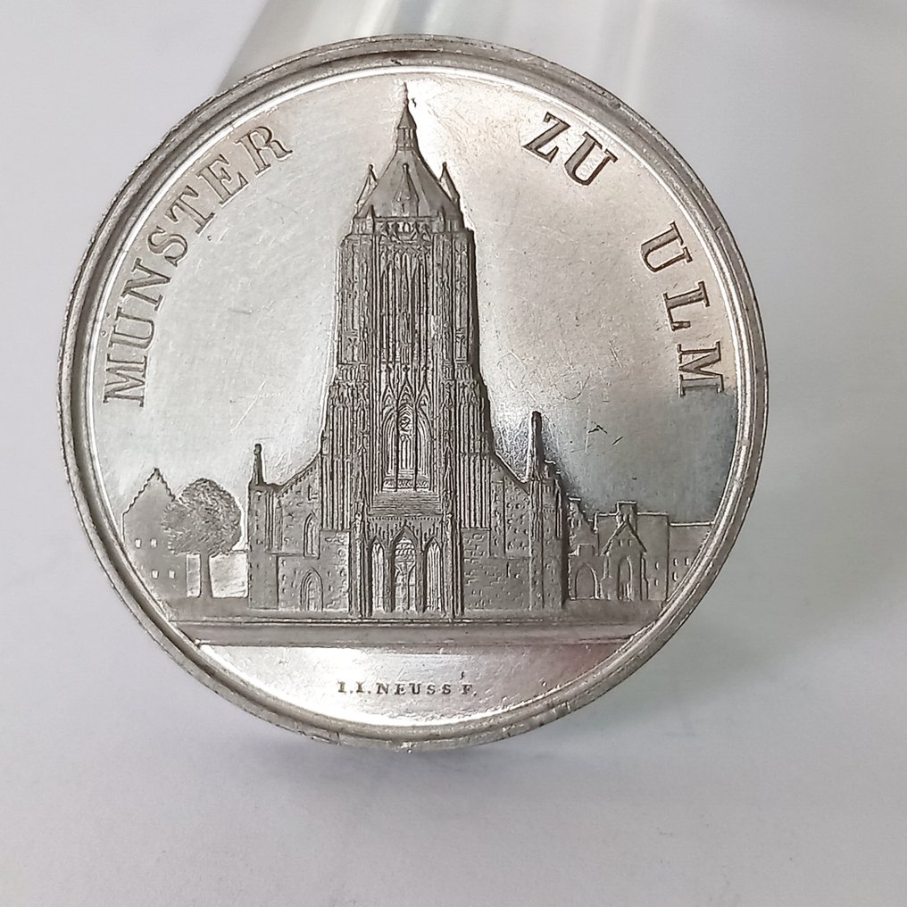 Germania, Württemberg. Medaille  Münster Ulm o.J.  (1871), Erhaltung  (Senza Prezzo di Riserva) #1.2