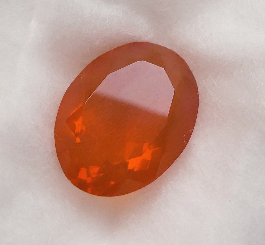 Opale de feu - 5.73 ct - Instituto Gemólogico Español (IGE) #2.1