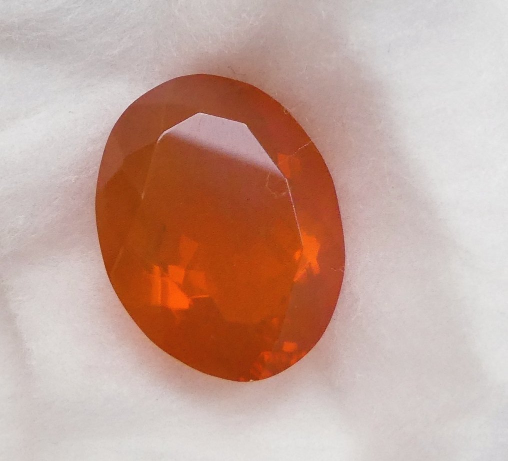 Opale de feu - 5.73 ct - Instituto Gemólogico Español (IGE) #3.2