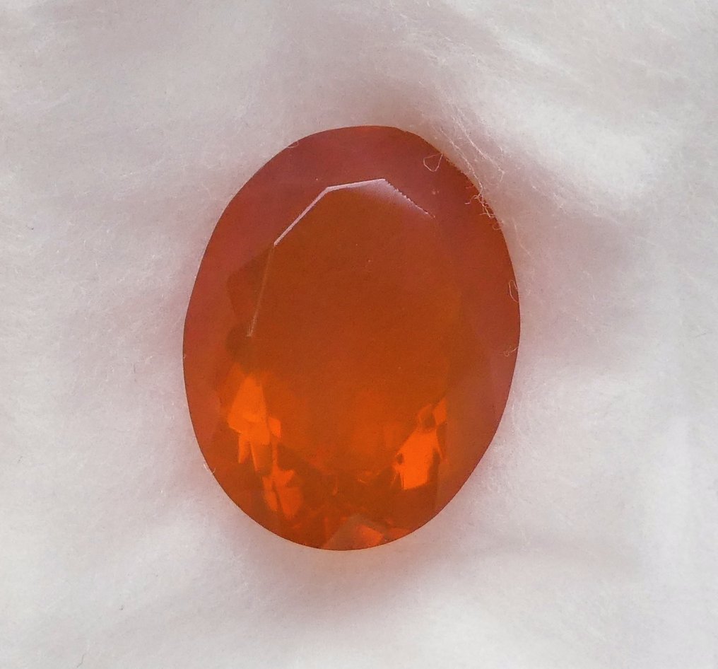 Opale de feu - 5.73 ct - Instituto Gemólogico Español (IGE) #1.0