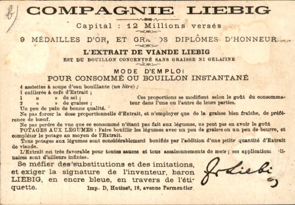 Frankreich - Liebig Chromo S102 – VÖGEL VI (INSET LINKS) – SELTEN - Postkarte (6) - 1876-1876 #2.1