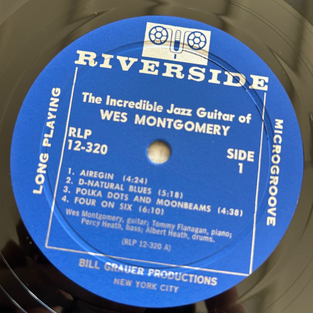 Wes Montgomery - The Incredible Jazz Guitar Of (1st mono) - Single-Schallplatte - 1. Mono-Pressung - 1960 #2.1