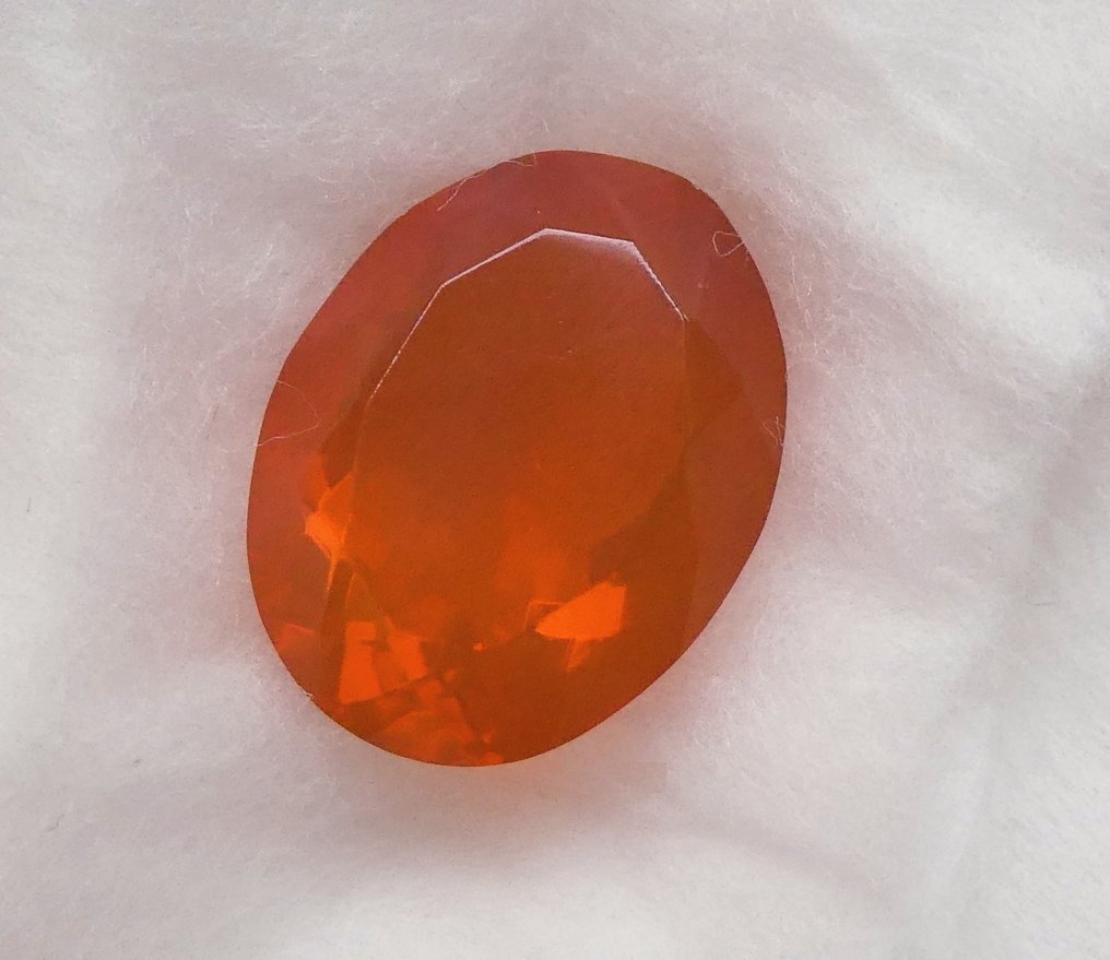 Opale de feu - 5.73 ct - Instituto Gemólogico Español (IGE) #4.3