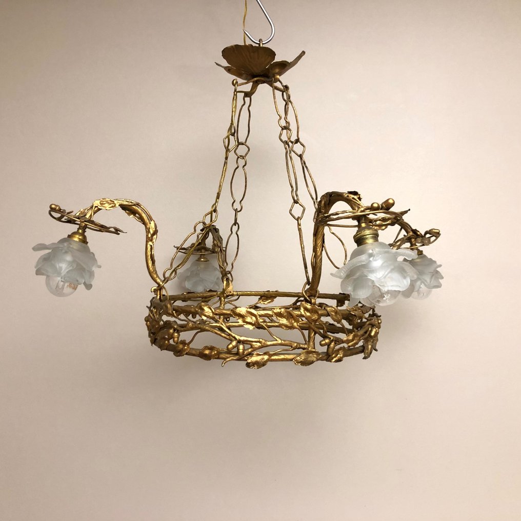 Lámpara colgante - Bronce (dorado/plateado/patinado/pintado en frío) #1.1