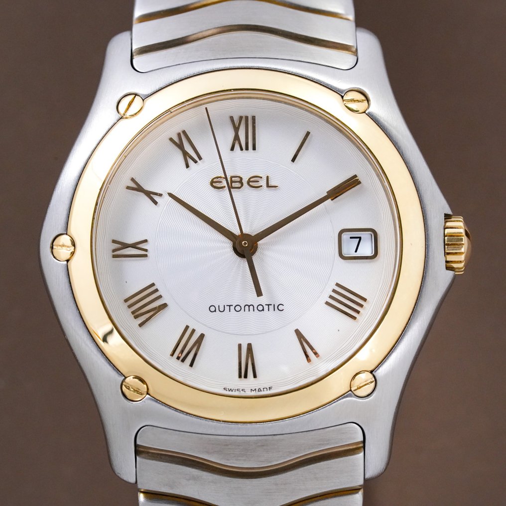 Ebel - Classic Wave Automatic Gold Bezel - 1120F41 - Men - 2000-2010 #1.1