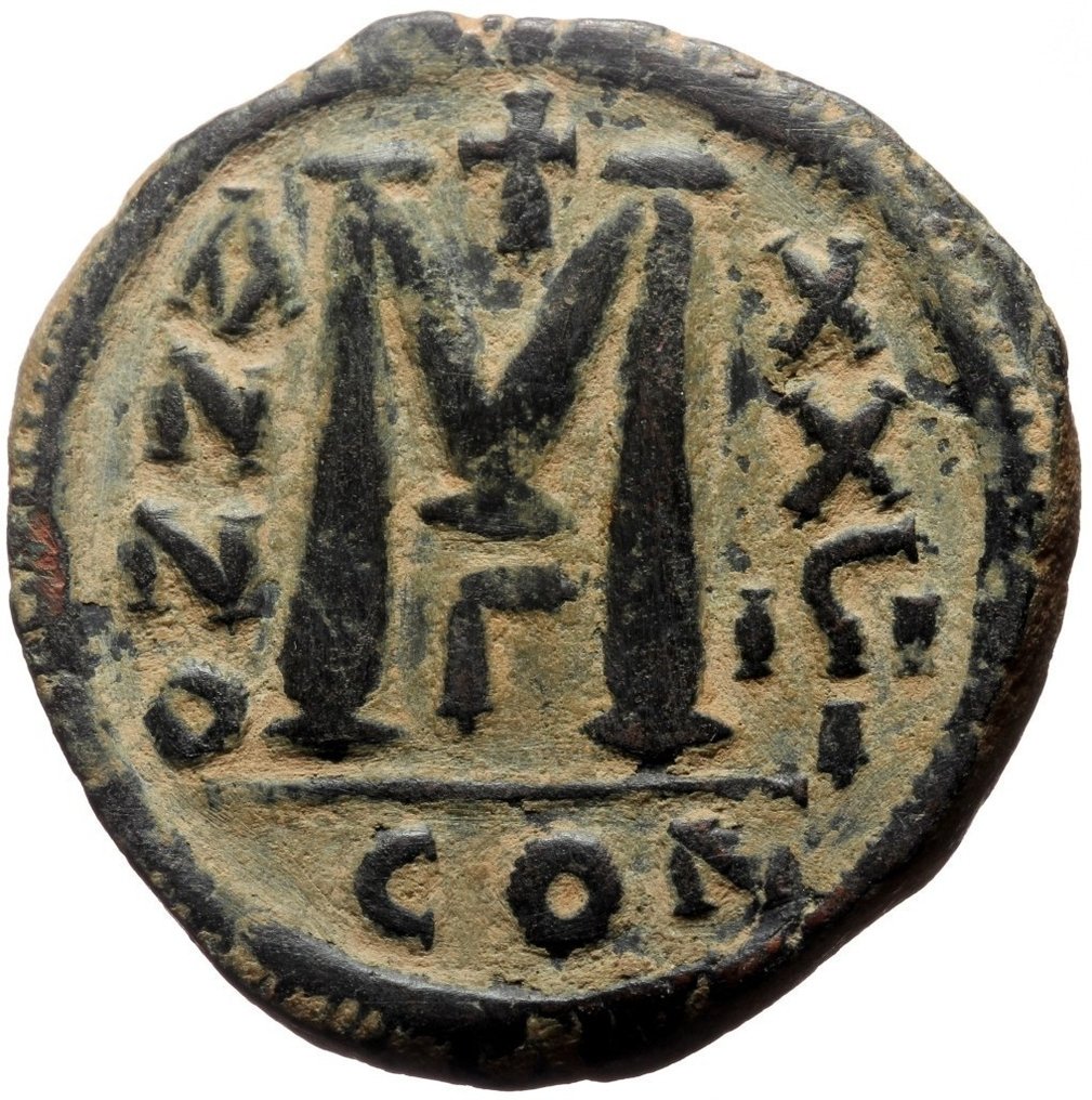 Cesarstwo Rzymskie. Justynian I (527-565 n.e.). Follis #1.1