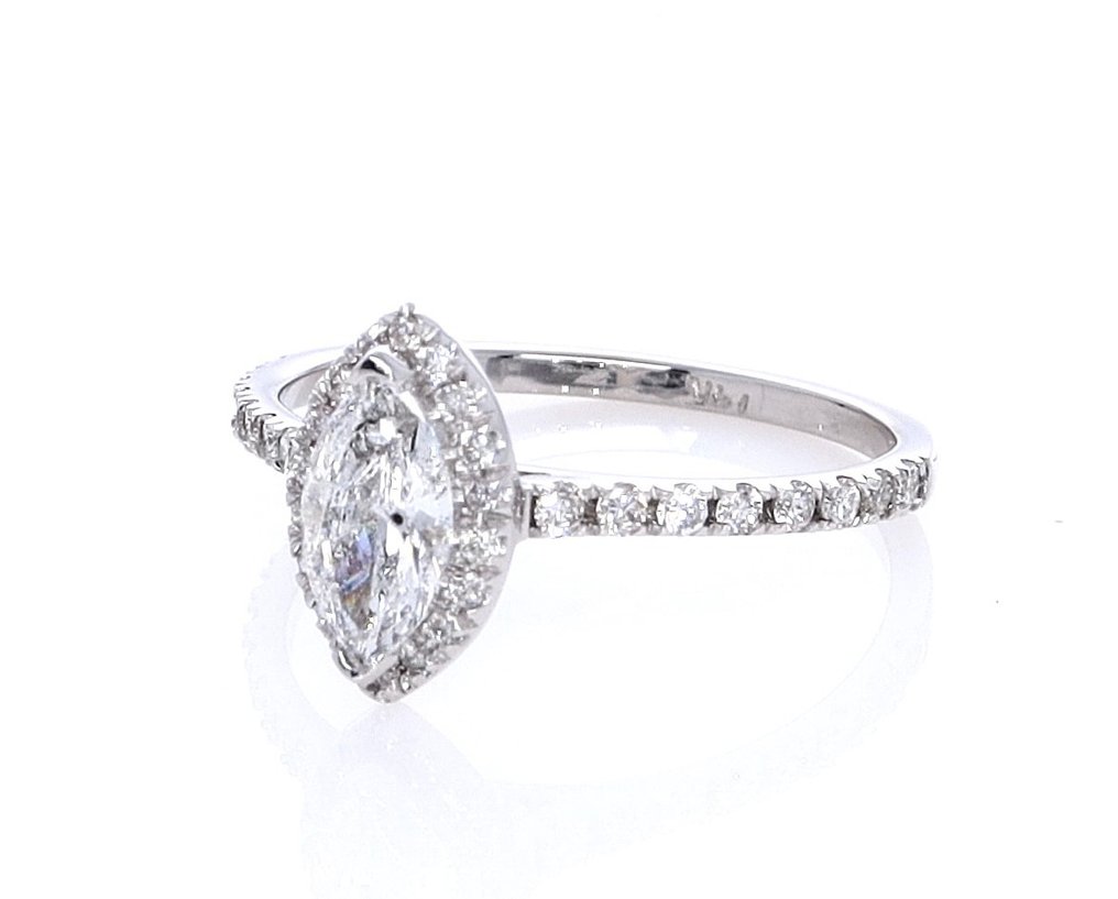 0.60 Tcw Diamonds ring - Anello Oro bianco Diamante  (Naturale) - Diamante #2.1