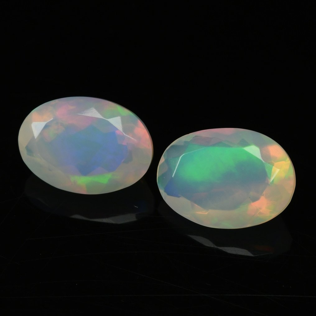 No Reserve Price - 2 pcs  Opal  - 4.92 ct - Antwerp Laboratory for Gemstone Testing (ALGT) - 841808845 #2.1