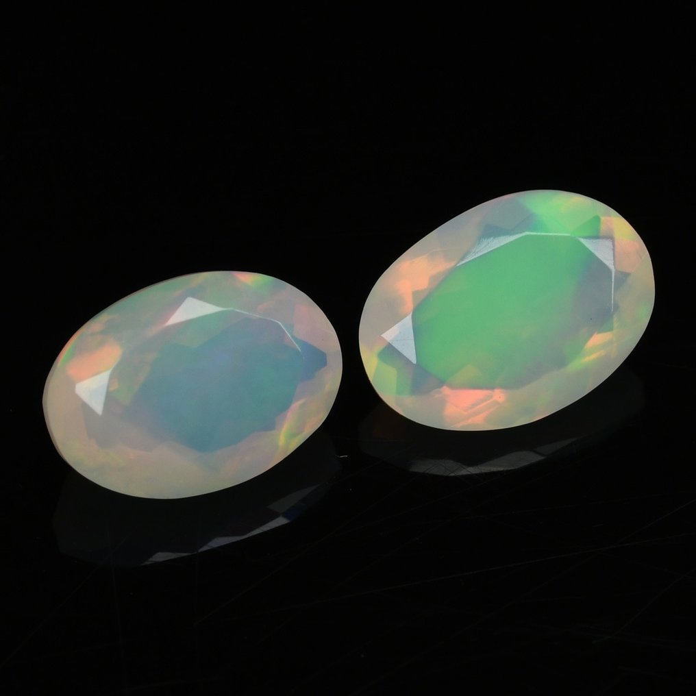 No Reserve Price - 2 pcs  Opal  - 4.92 ct - Antwerp Laboratory for Gemstone Testing (ALGT) - 841808845 #1.1