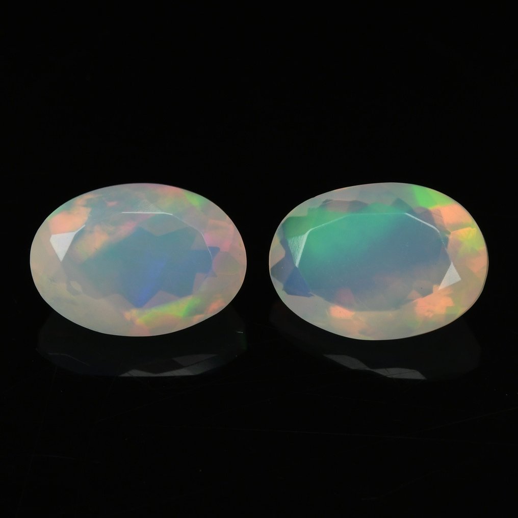 No Reserve Price - 2 pcs  Opal  - 4.92 ct - Antwerp Laboratory for Gemstone Testing (ALGT) - 841808845 #1.2
