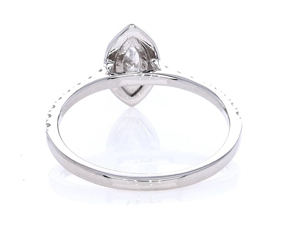 0.60 Tcw Diamonds ring - Anello Oro bianco Diamante  (Naturale) - Diamante #3.1
