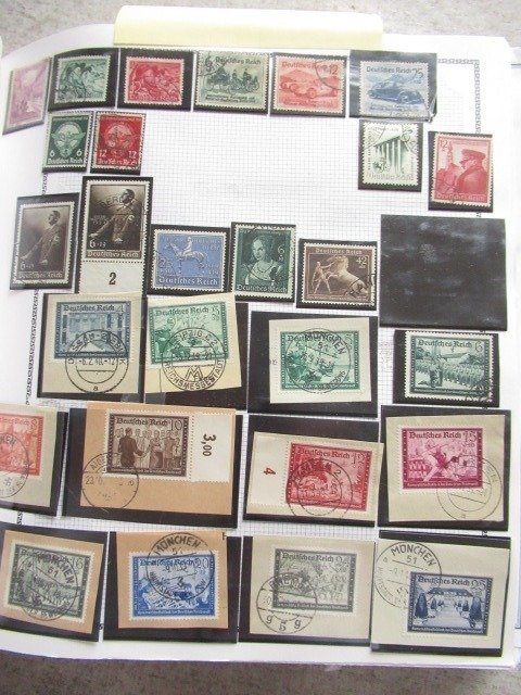 Świat  - W tym Niemcy i Austria, zaawansowana kolekcja znaczków #1.1