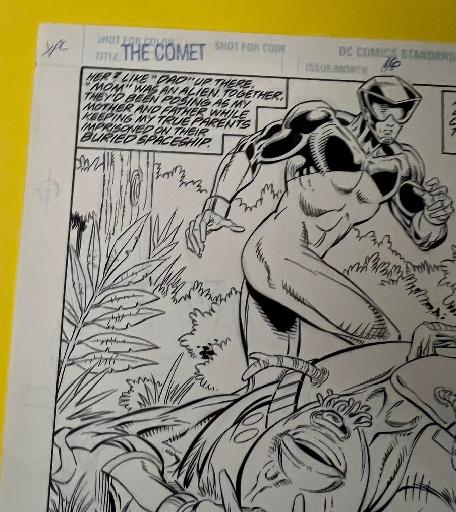 Kevin West - original page - The Comet #16 #1.3