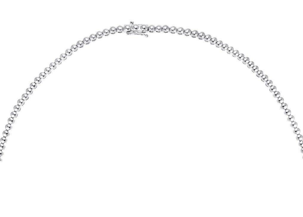 Collar Oro blanco -  8.71 tw. Diamante  (Lab-grown) #3.1