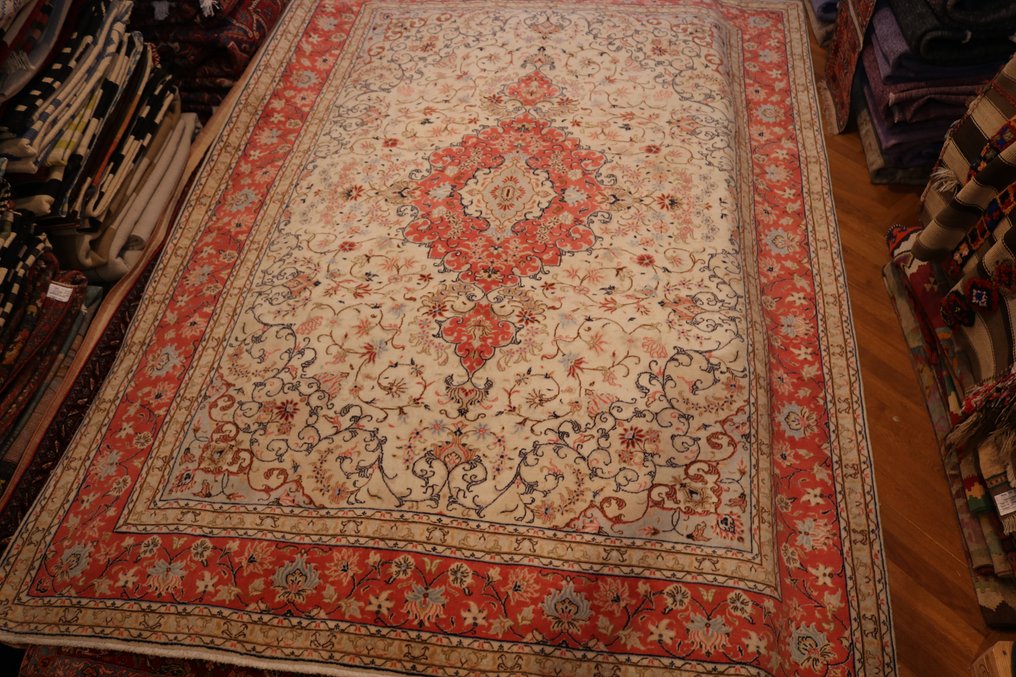 Pregiato tappeto persiano Kashan Sherkat - Tappeto - 3.42 cm - 2.43 cm #3.1