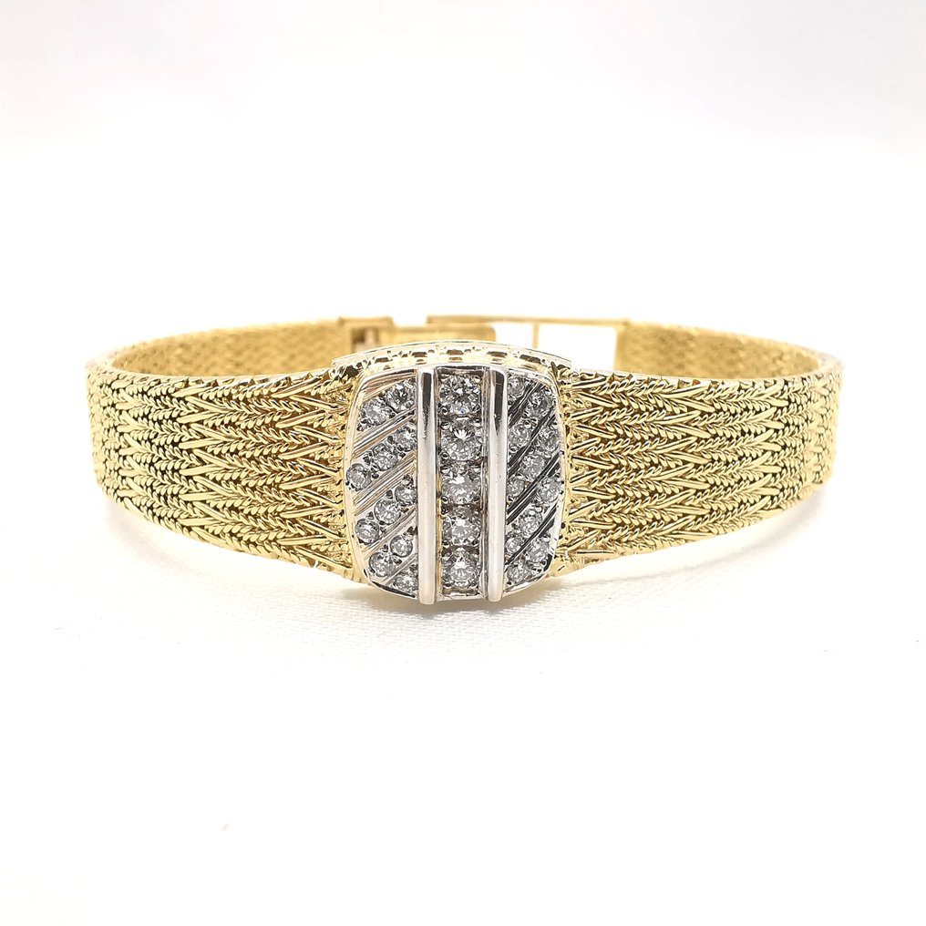 Bracelet Or jaune -  0.79ct. tw. Diamant  (Naturelle) #1.1