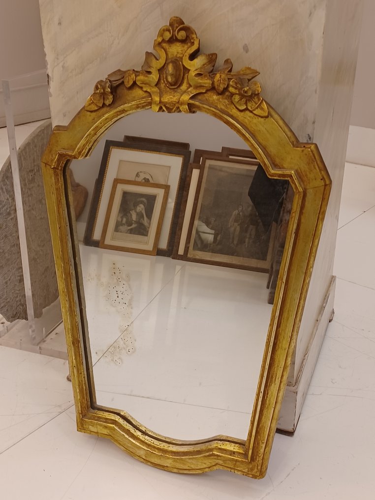 Oglinda de perete  - lemn auriu #1.2